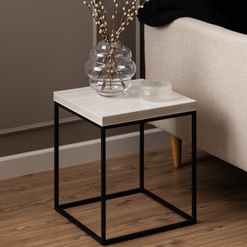 Salontafel AGNES Travertijnlook 40x45 Salontafel AGNES Travertijnlook 40x45