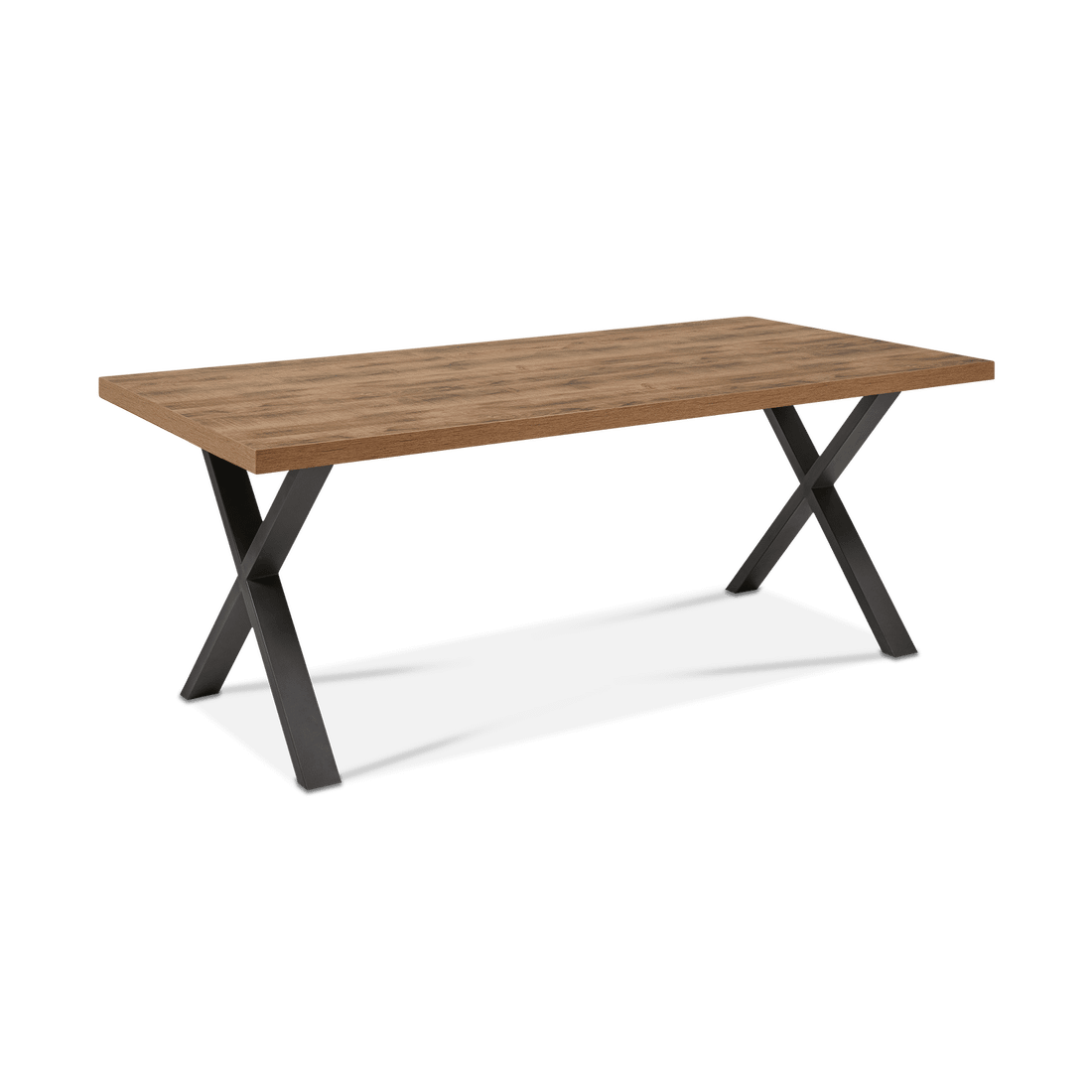 Eettafel met X-poot ABBEY Tropix 170x100 Eettafel met X-poot ABBEY Tropix 170x100