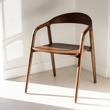 Stoel HJALMAR Ash Wood Walnut Stoel HJALMAR Ash Wood Walnut