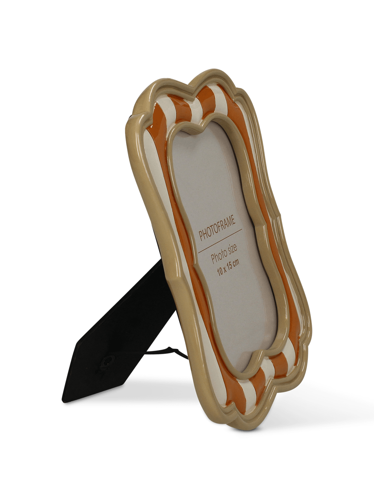 Fotokader Abena Rechthoek Beige/Oranje