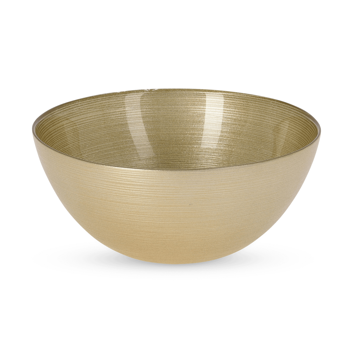 Schaal GODRA Ø21 Glas Goud