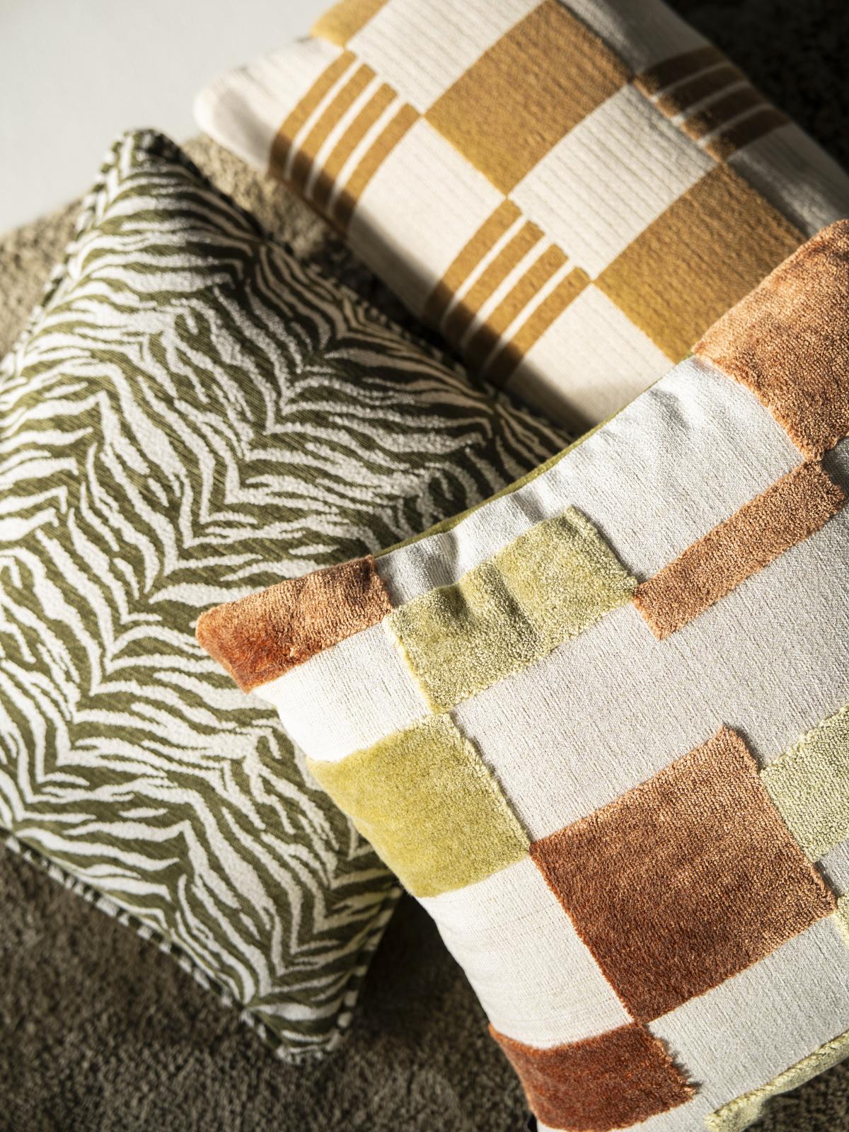 Kussen Tigra 45 x 45 cm Groen