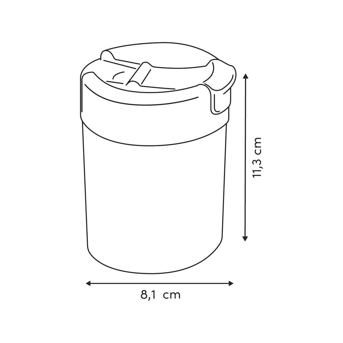 Isoleerbeker TO GO 0.3L RVS Groen