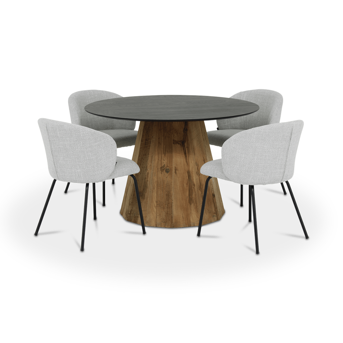 Eettafel LARISA Recycled Pine Ø120 Eettafel LARISA Recycled Pine Ø120