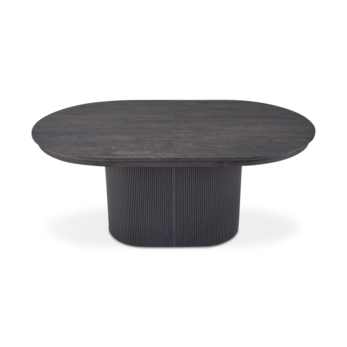 Eettafel verlengbaar PORTO Ovaal 180/220x110 Donkerbruin