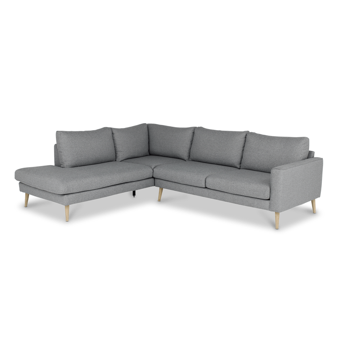 Hoeksalon FANCY Longchair Links Grijs B263 Hoeksalon FANCY Longchair Links Grijs B263