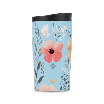 Isoleermok DAMYAN 350ml Garden Blauw Isoleermok DAMYAN 350ml Garden Blauw