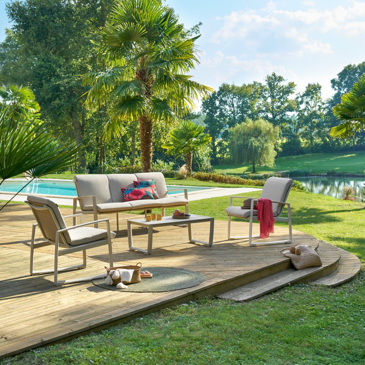 Loungeset BOLOGNA Beige