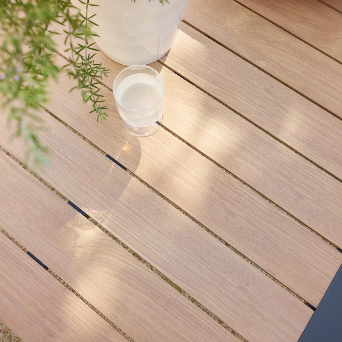 Tuintafel verlengbaar FURORE Grafiet 142/202x142 Tuintafel verlengbaar FURORE Grafiet 142/202x142