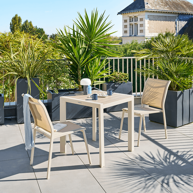 Tuintafel FURORE 70x70 Beige