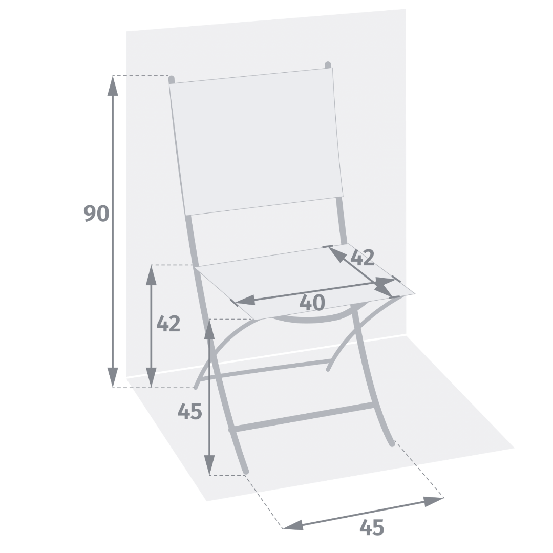 Klapstoel DURELLA Beige Klapstoel DURELLA Beige