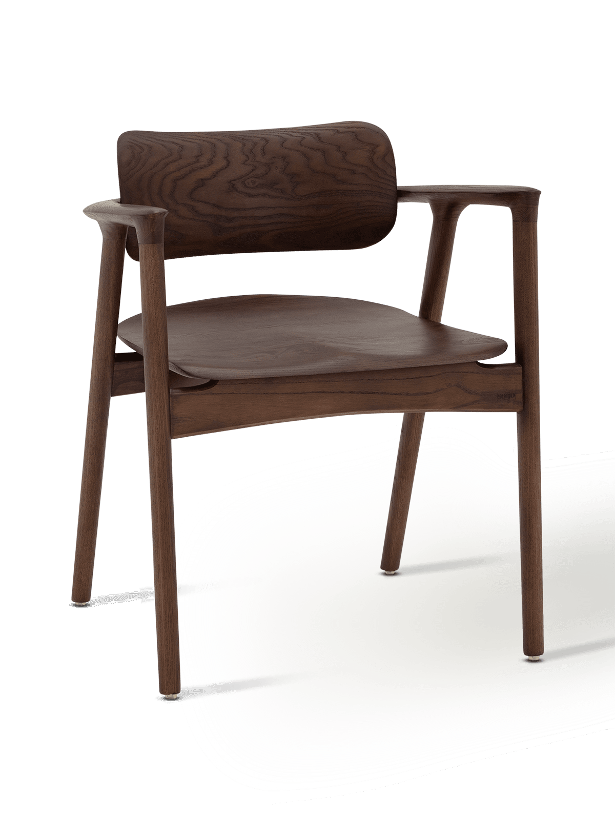 Armstoel Omilo Ash Wood Walnut