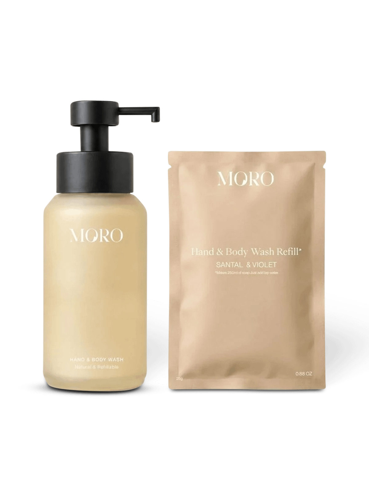 Hand- & Bodywash Moro Santal Beige (starter kit)