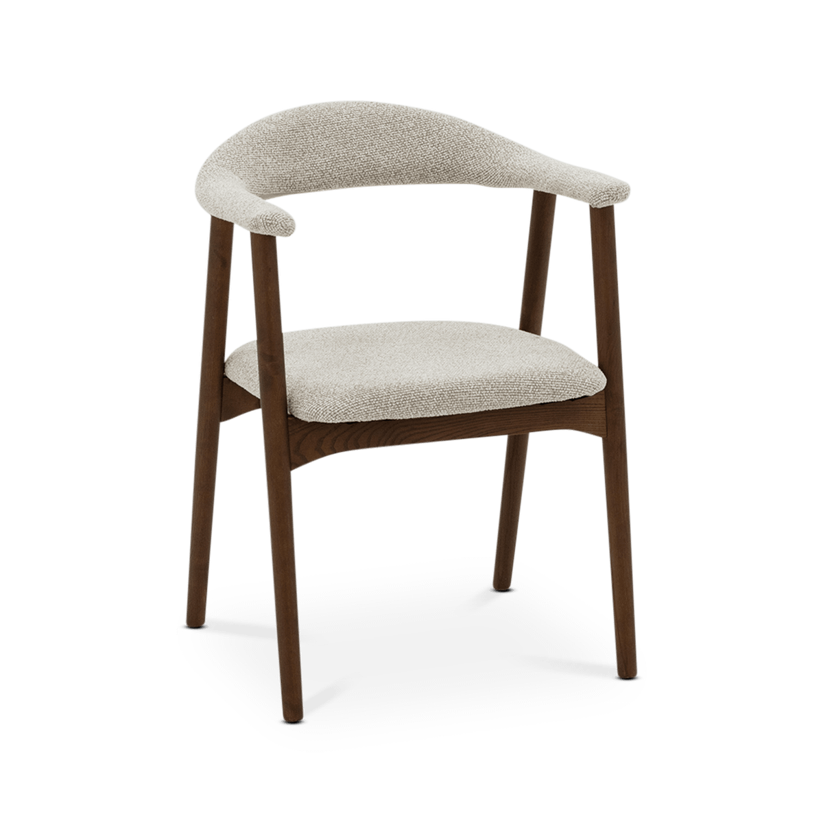Armstoel COLETTA Muted Taupe/Ash Wood Walnut