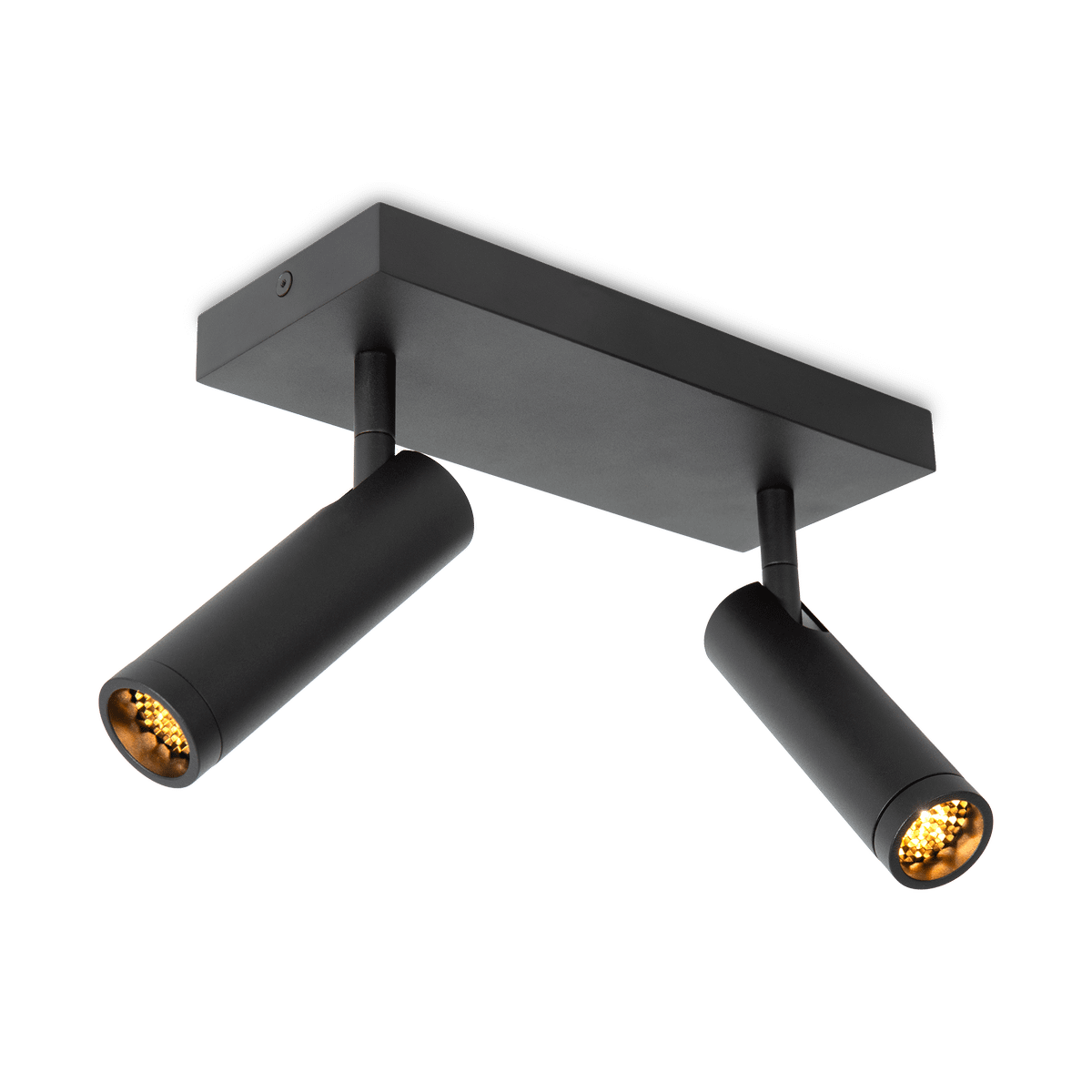 Plafondspot GRADO 2Del. Zwart