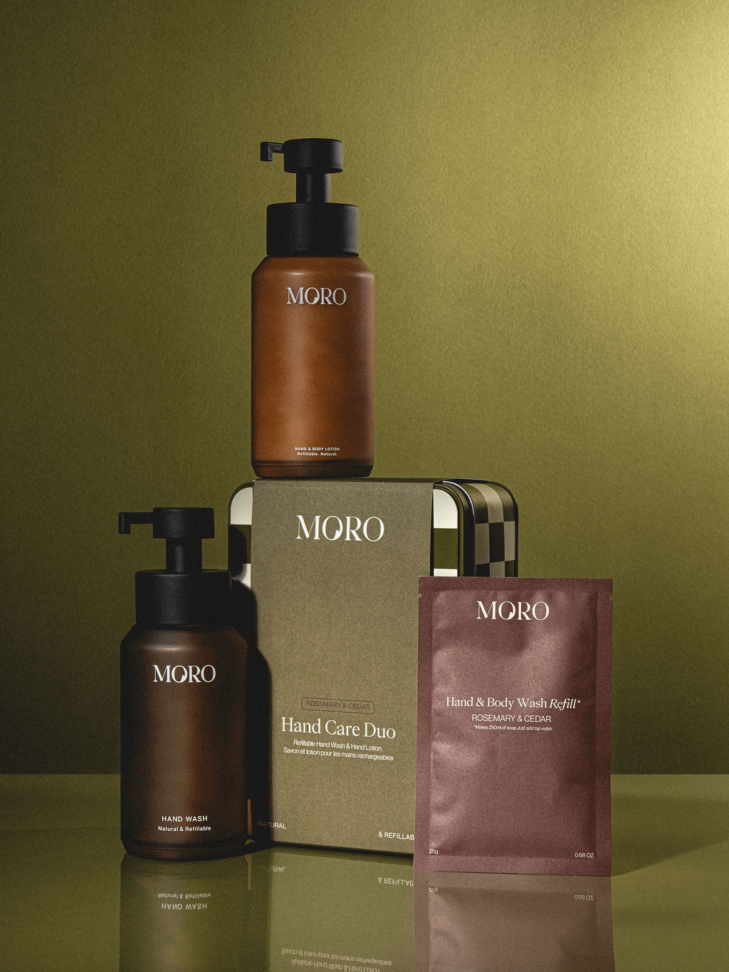 Hand- & Bodylotion Moro Rosemary Bruin (starter kit)