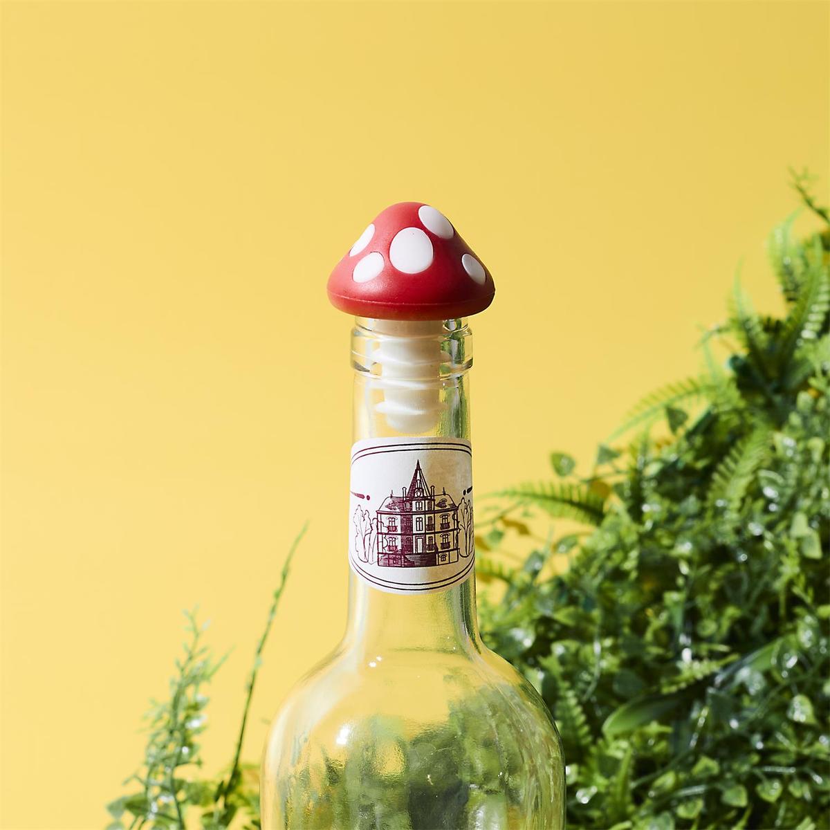 Flessenstop HAL Paddenstoel Wit/Rood