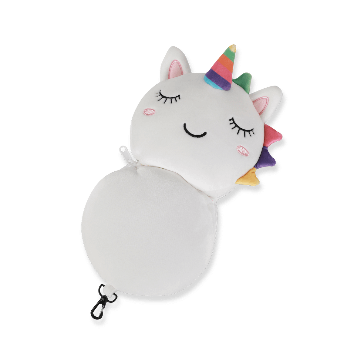Kussen UNICORN met Slaapmasker Wit