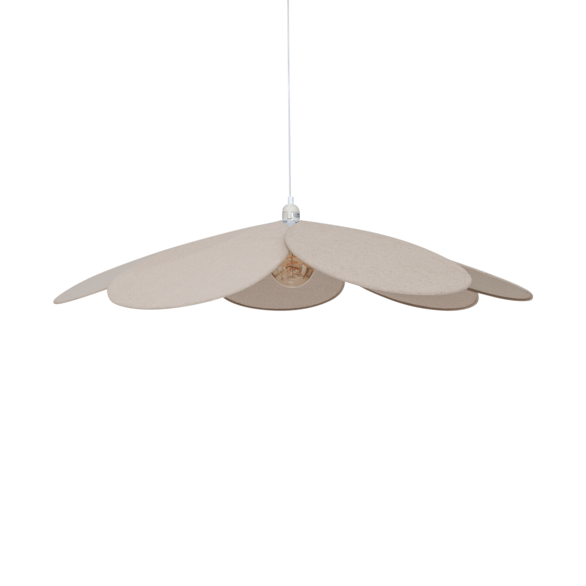 Hanglamp BLOSM Bloembad Beige XL
