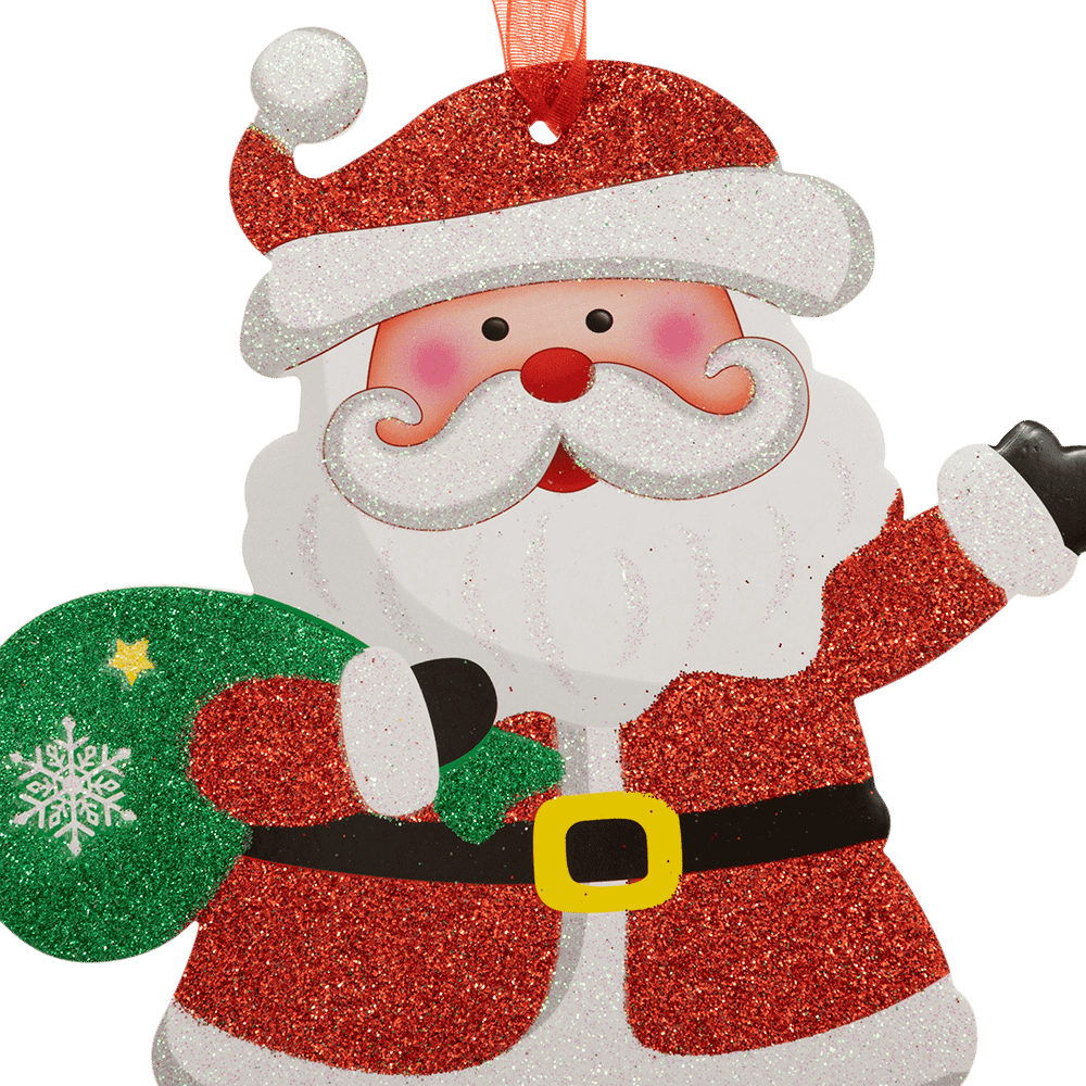 Hanger HOHOHO Kerstman Hout