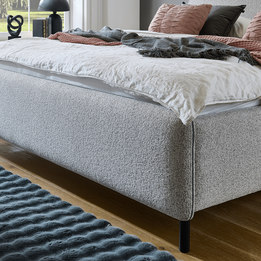 Bedkader ZEGER Lichtgrijs 160x200 Bedkader ZEGER Lichtgrijs 160x200