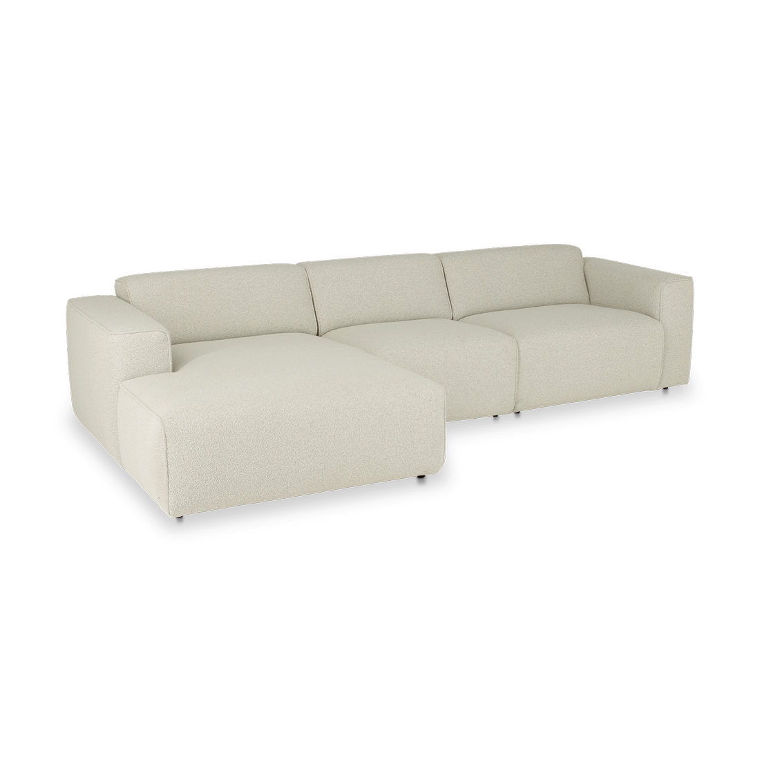 Hoeksalon SMILE Longchair Links Copenhagen Wit B312 Hoeksalon SMILE Longchair Links Copenhagen Wit B312