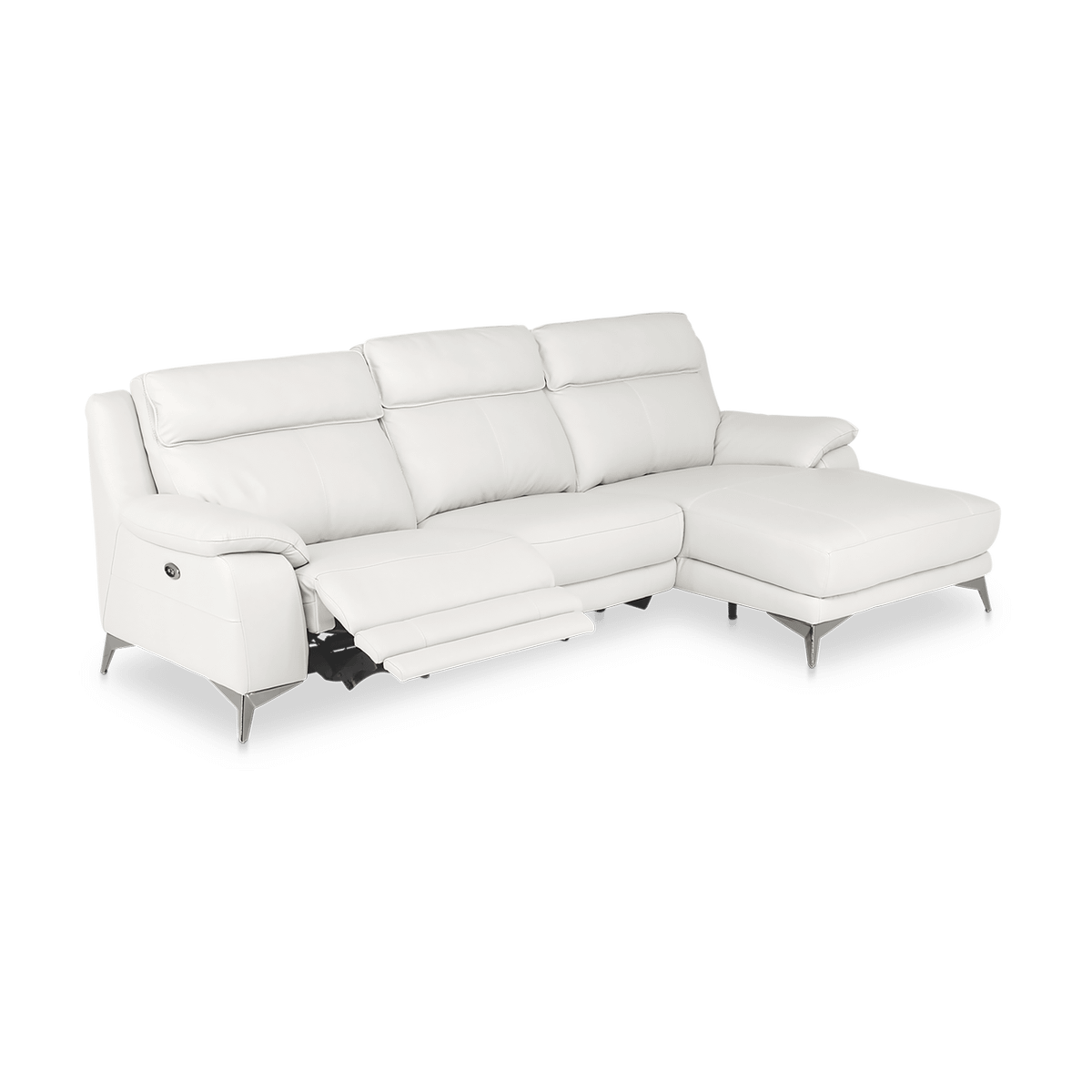 Hoeksalon DORIAN Longchair Rechts Frost