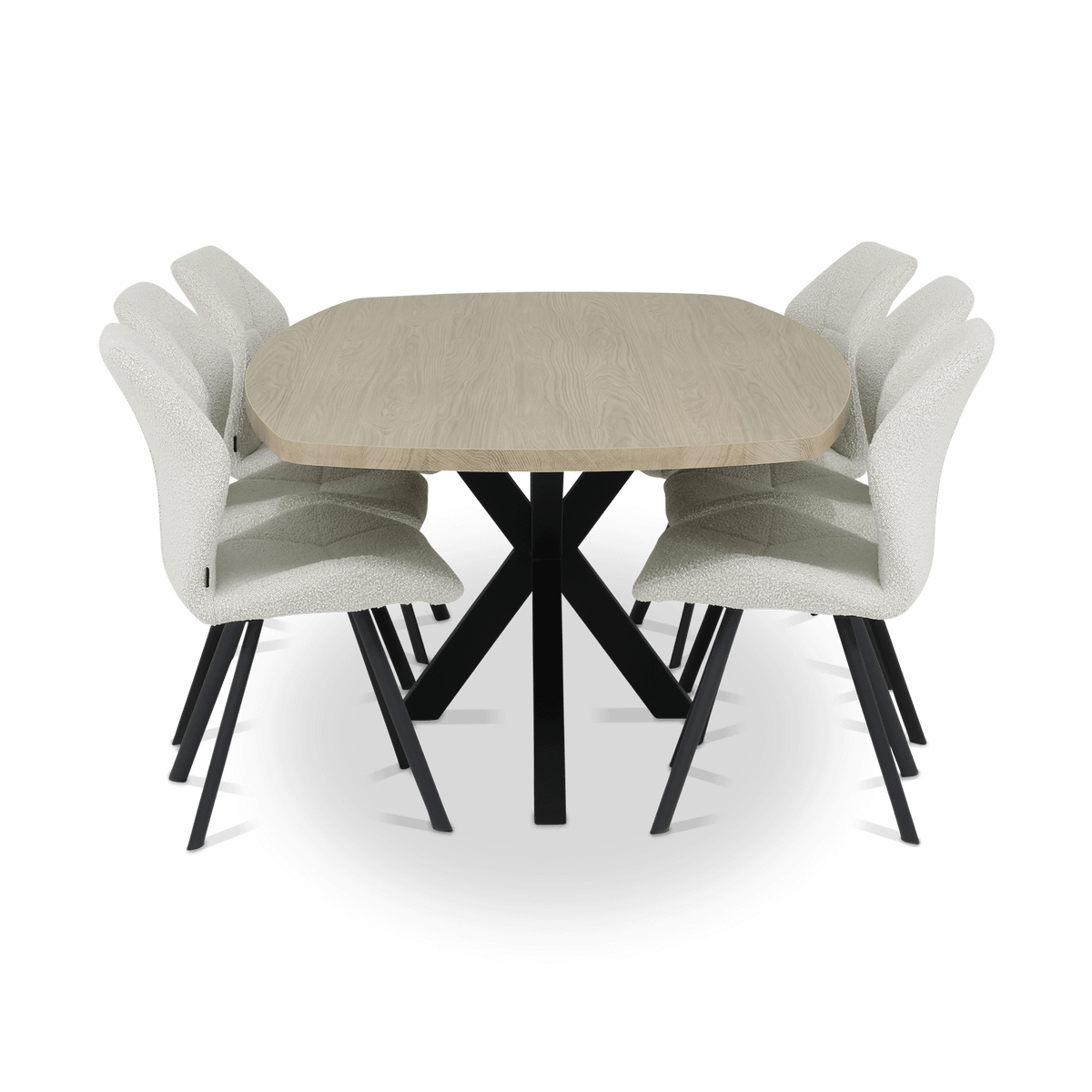 Eettafel AMATO Misty Oak 220x120