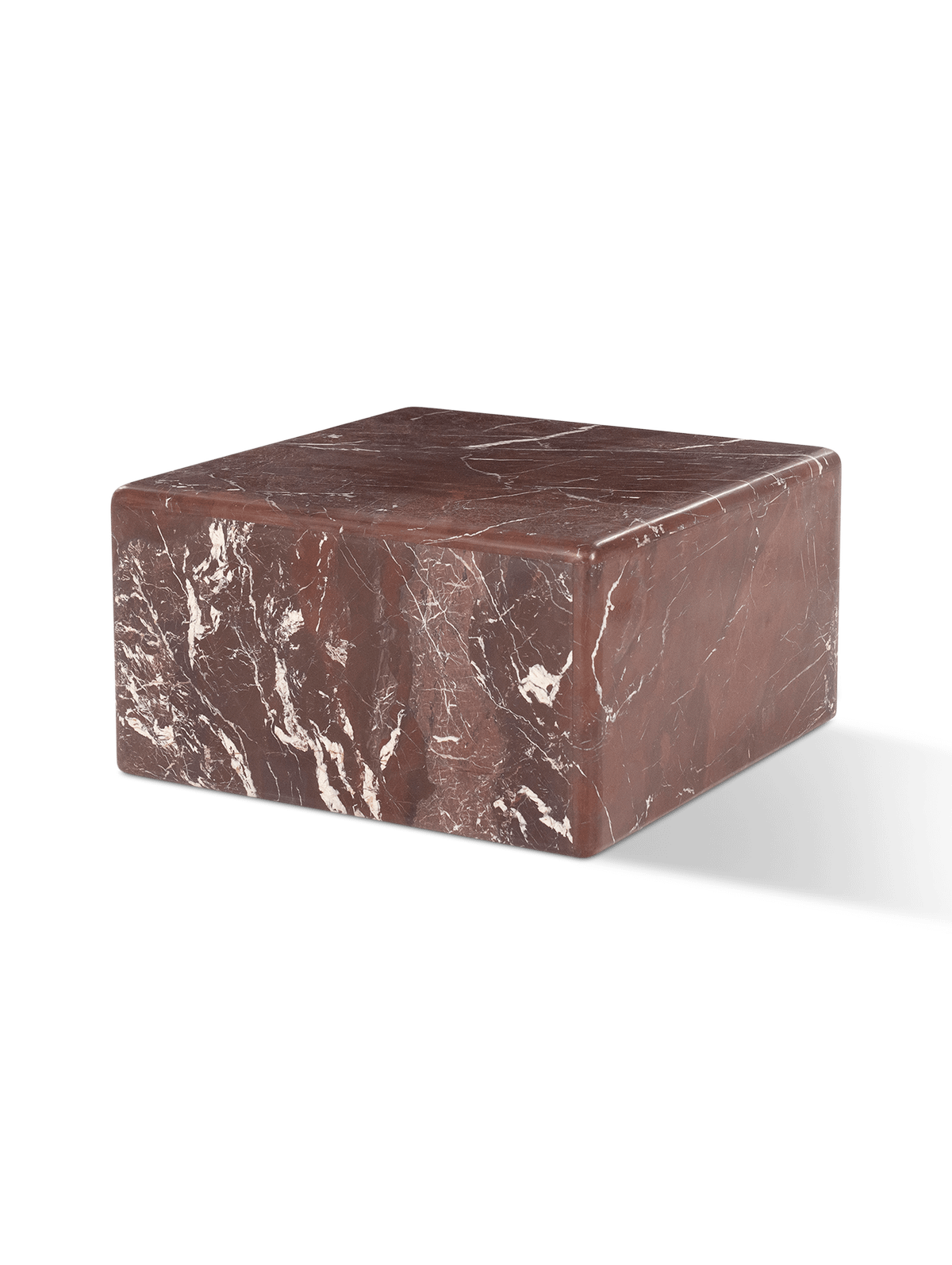 Salontafel Dice Rood Marmer