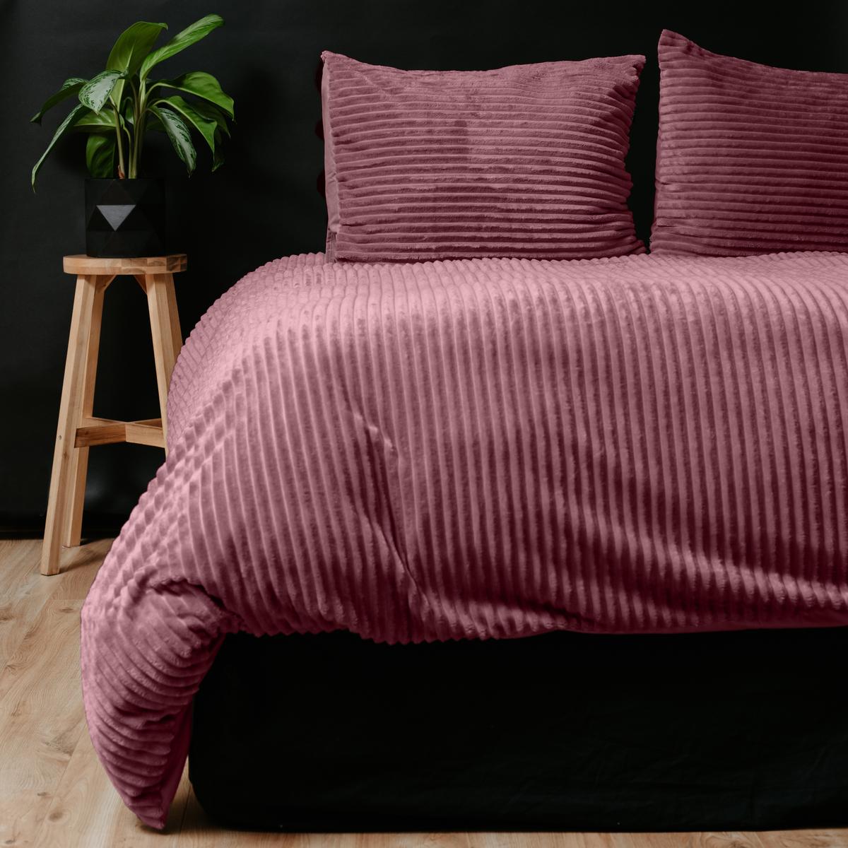 Dekbedovertrek RIBBE 240 Oud-Roze