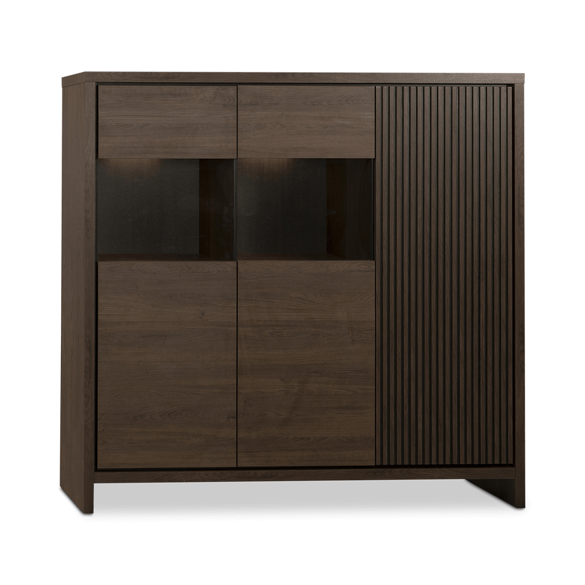 Wandkast VELONA Brown Oak B164