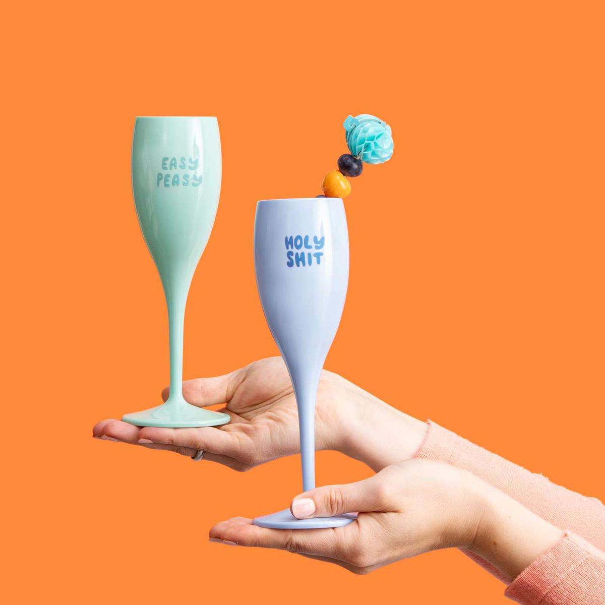 Champagneglas EASY PEASY 100ml Sweet Green