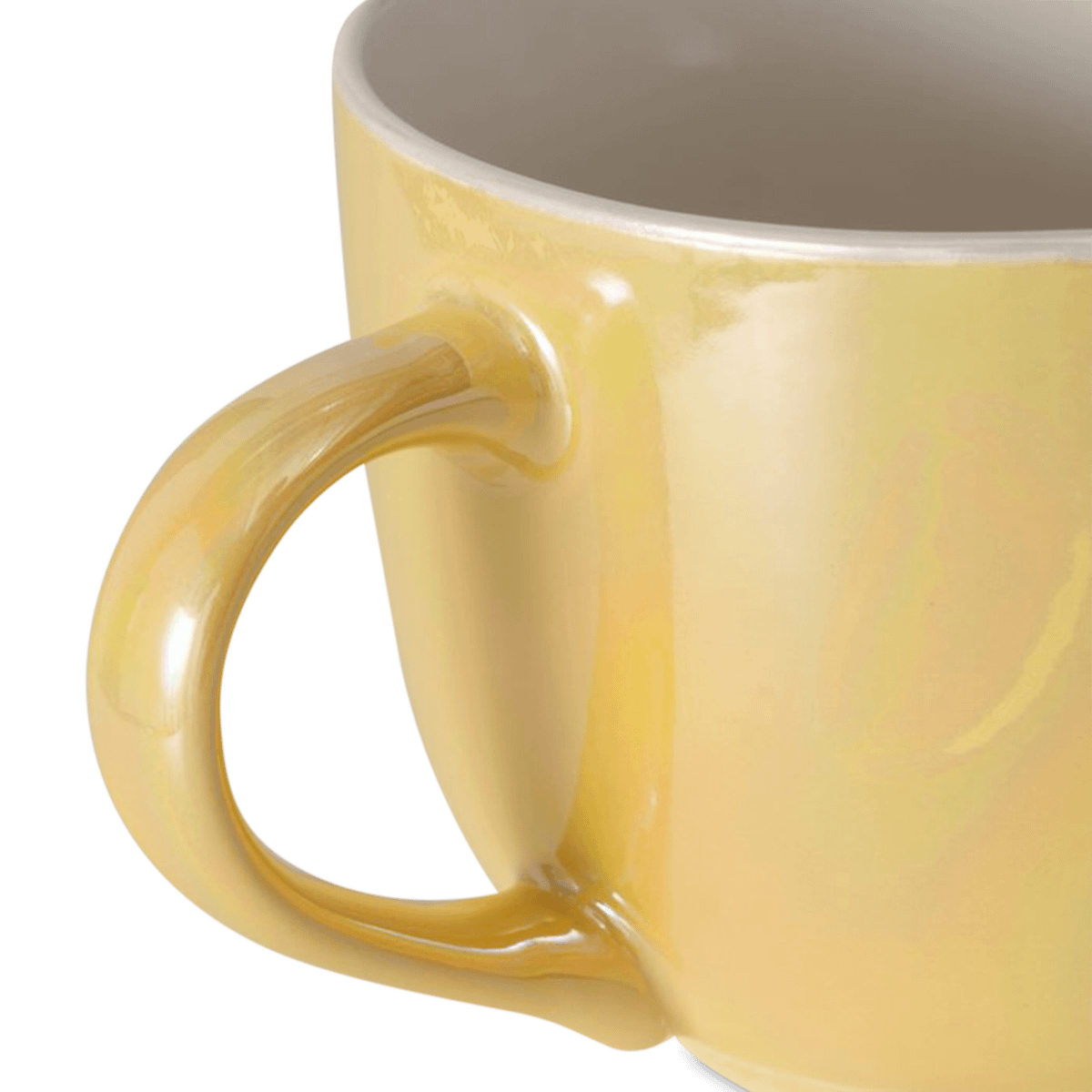 Jumbo Mok HIRIDA 560ml Porselein Geel