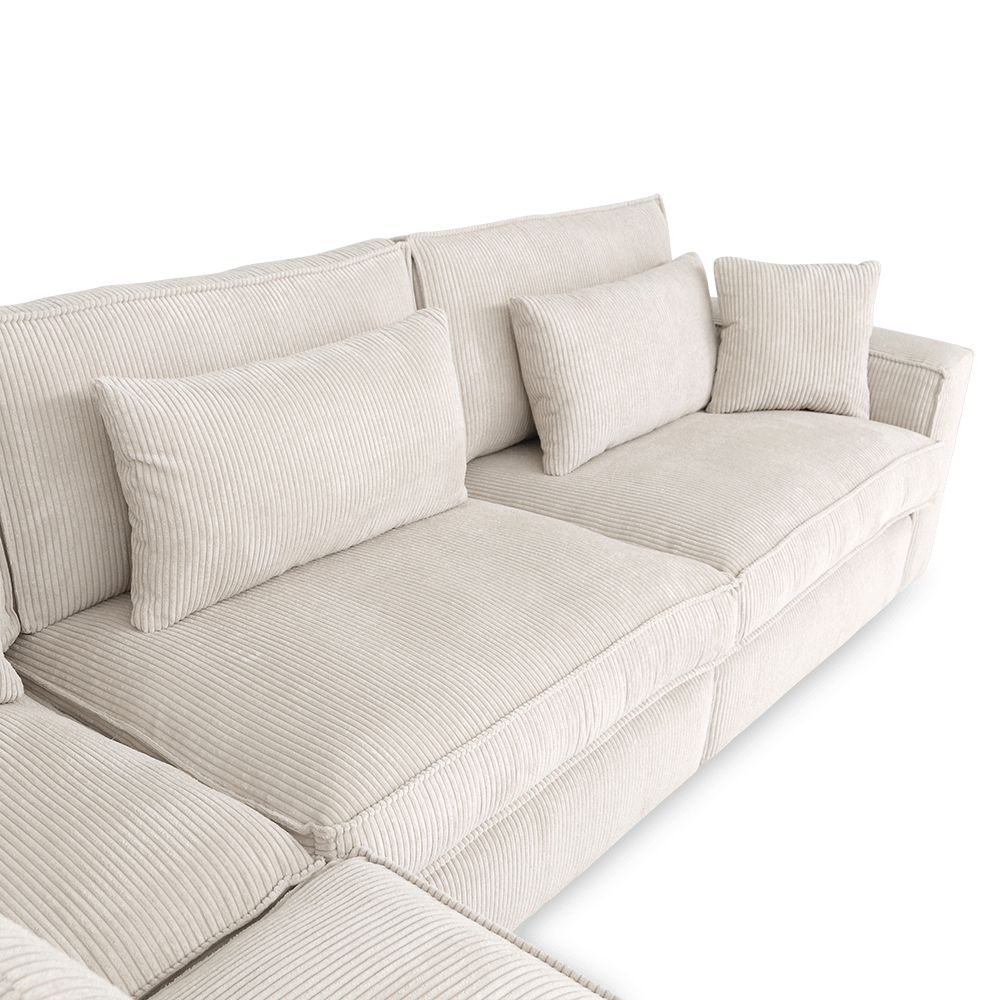 Hoeksalon CALLISTO Longchair Links