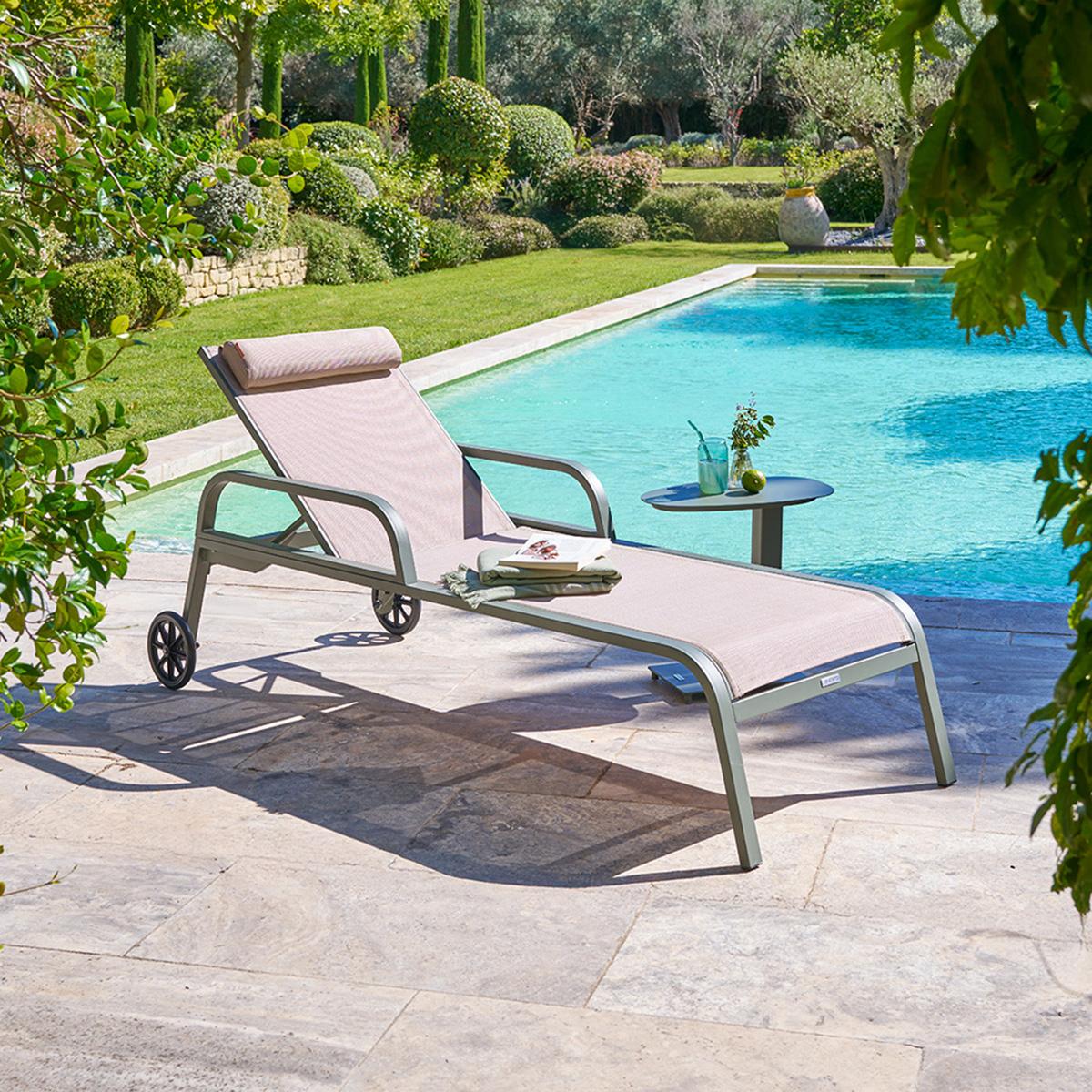 Verstelbaar Ligbed BITONTO Laurier/Linen