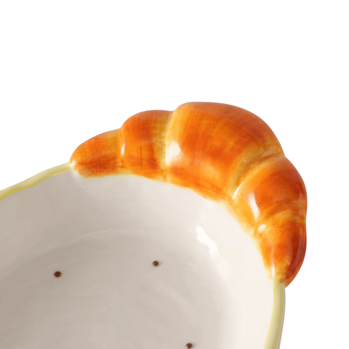 Plateau CROISI Rechthoek Wit/Bruin