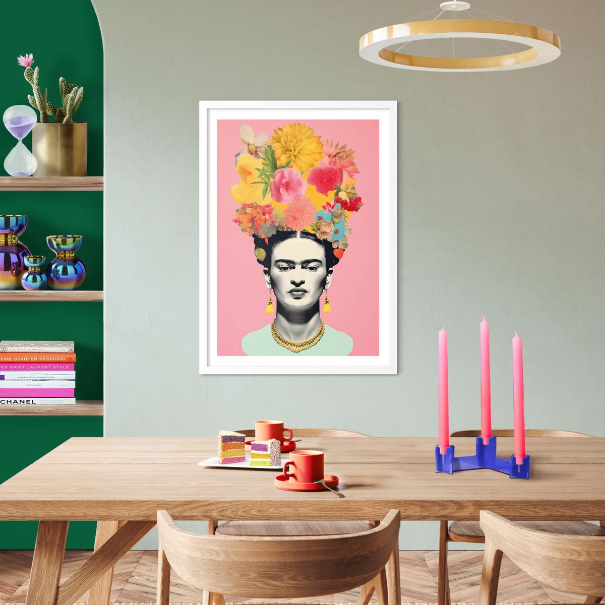 Framed Canvas FREEDOM FLOWERS 50x70