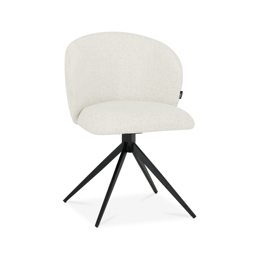 Stoel BALDER 180° Cream Pt Zwart Stoel BALDER 180° Cream Pt Zwart