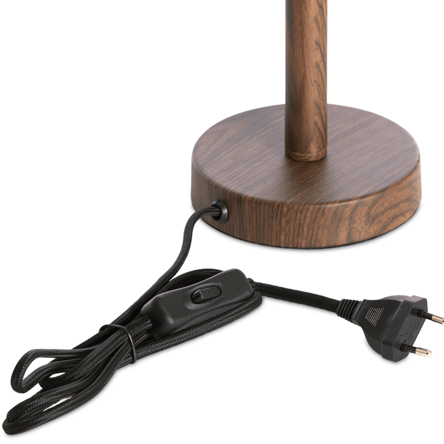 Lampvoet WASHINGTON L Houtlook Donkerbruin Lampvoet WASHINGTON L Houtlook Donkerbruin