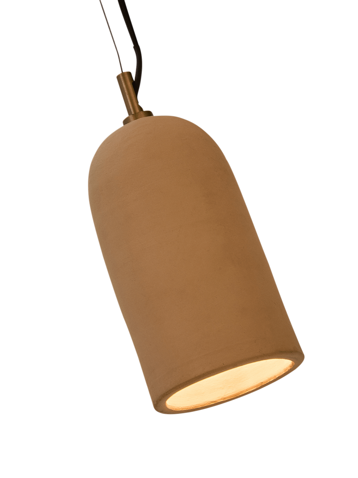 Madsen plafondlamp van terracotta ⌀13 cm