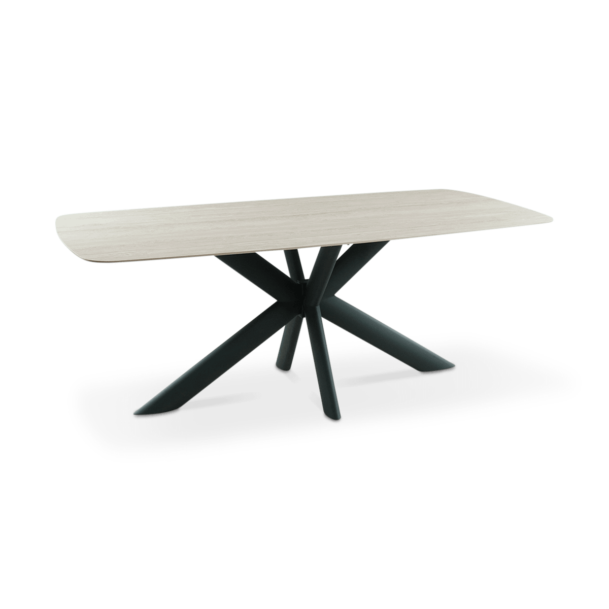 Eettafel KIVO 200x100 Keramiek Travertijn