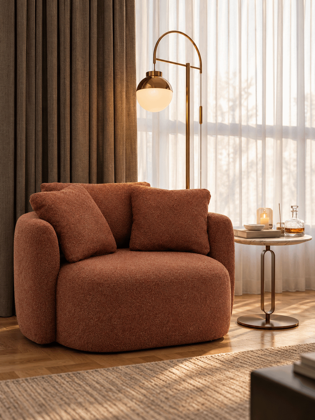Bijzetzetel XL Coco Terra