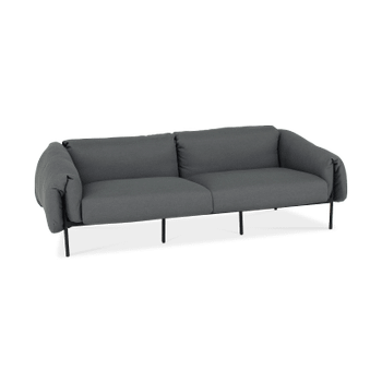 3-zit ZANZIBAR Embo Grafiet B226 3-zit ZANZIBAR Embo Grafiet B226