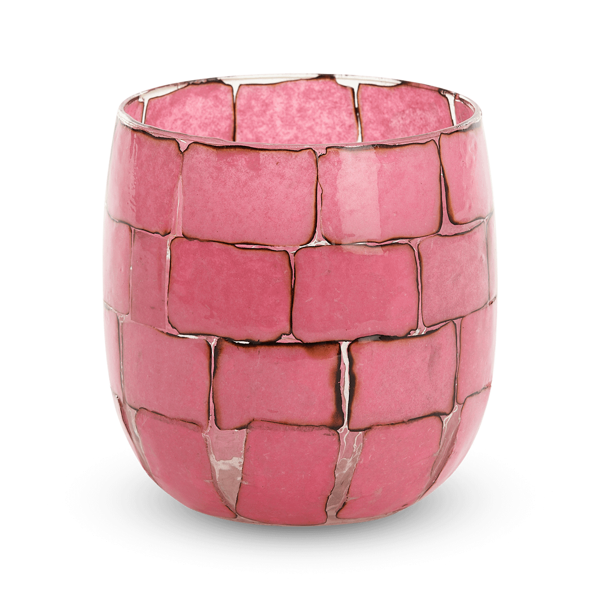 TL-Houder DRONERO XL Glas Roze
