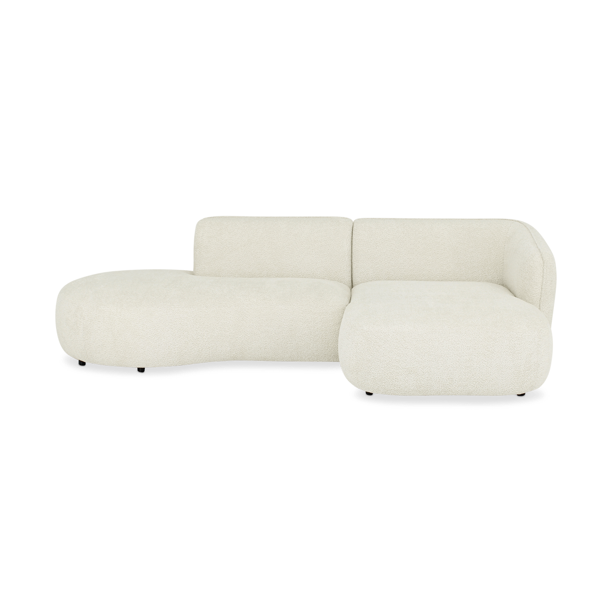 Hoeksalon CONCA Longchair Rechts Ivoor