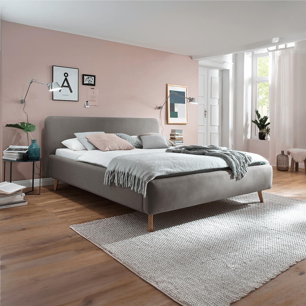 Bedkader MATTI Aspen Taupe 180x200