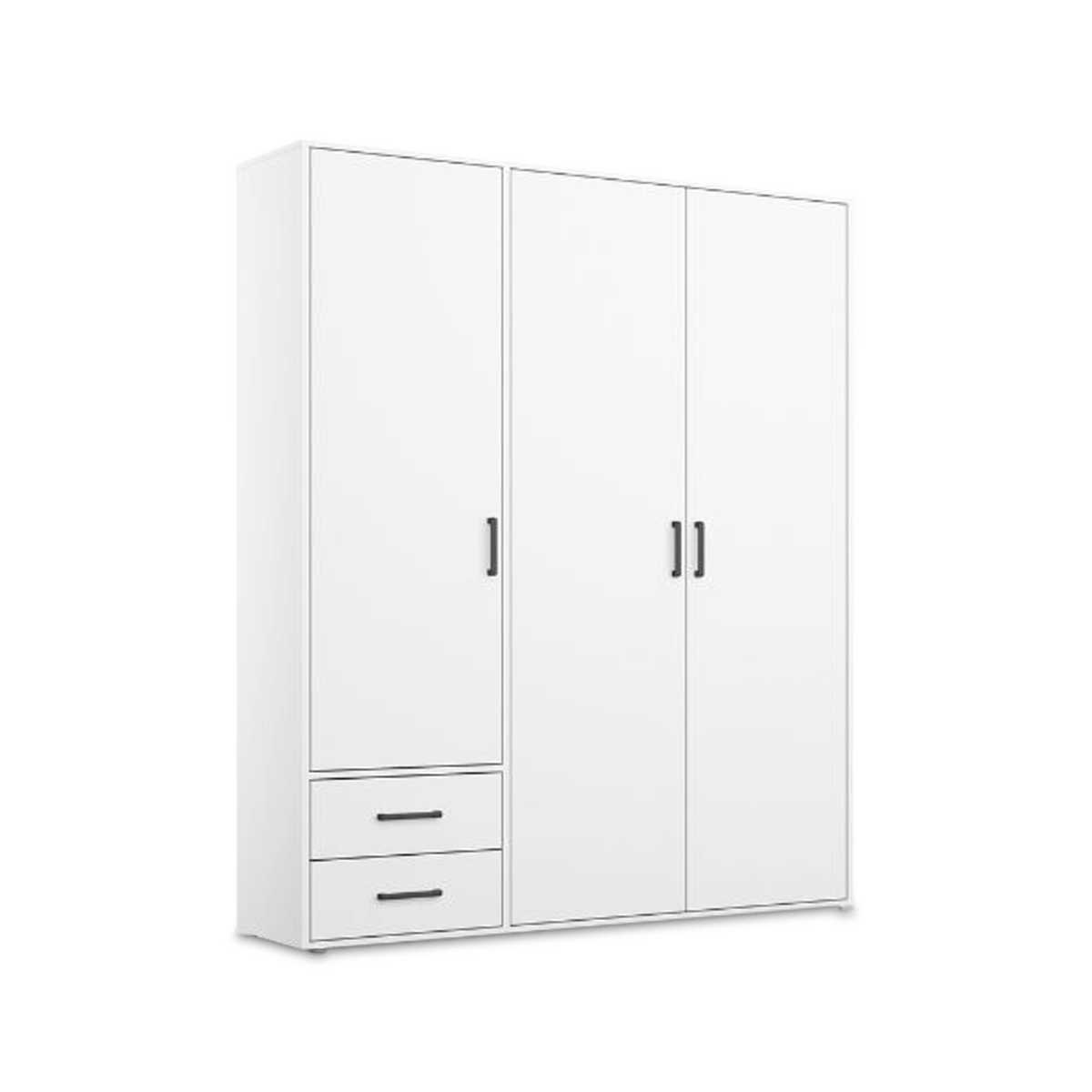 Kleerkast EDVIN Wit B140