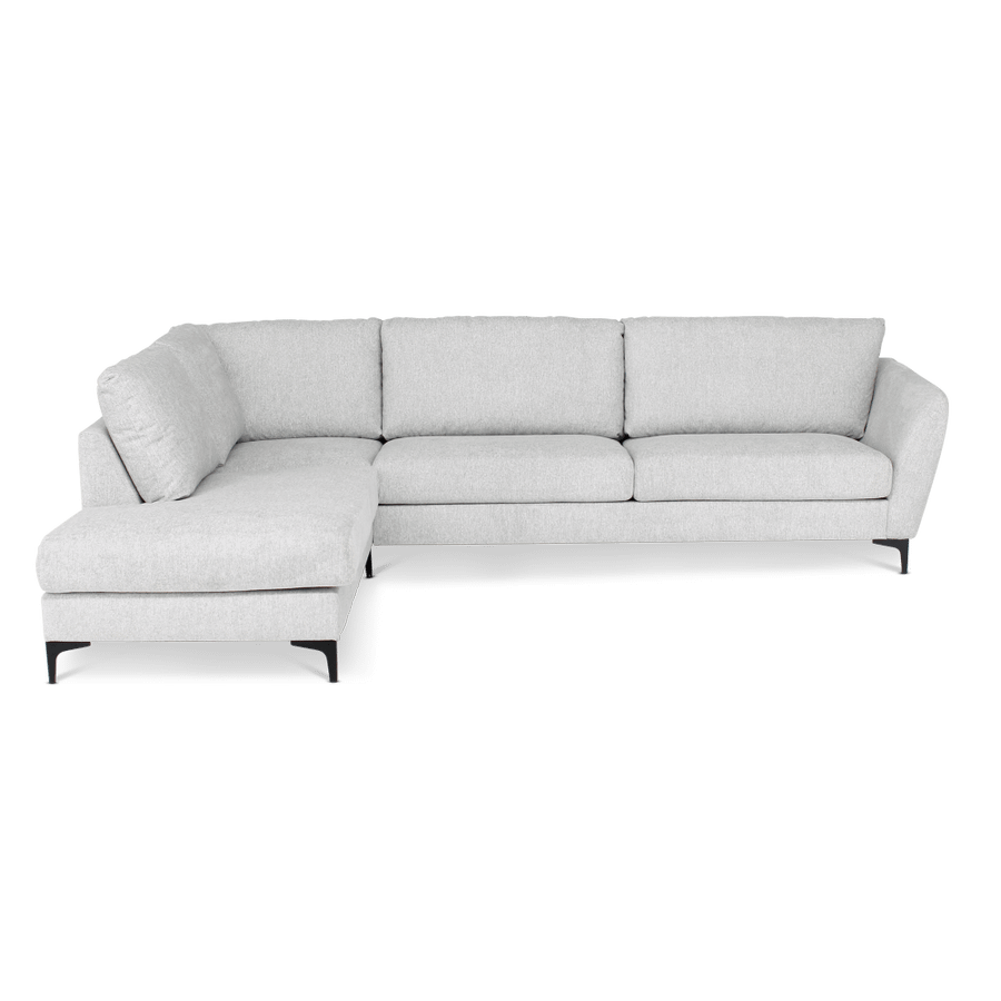 Hoeksalon JARY Longchair Links Cavali Grijs Hoeksalon JARY Longchair Links Cavali Grijs