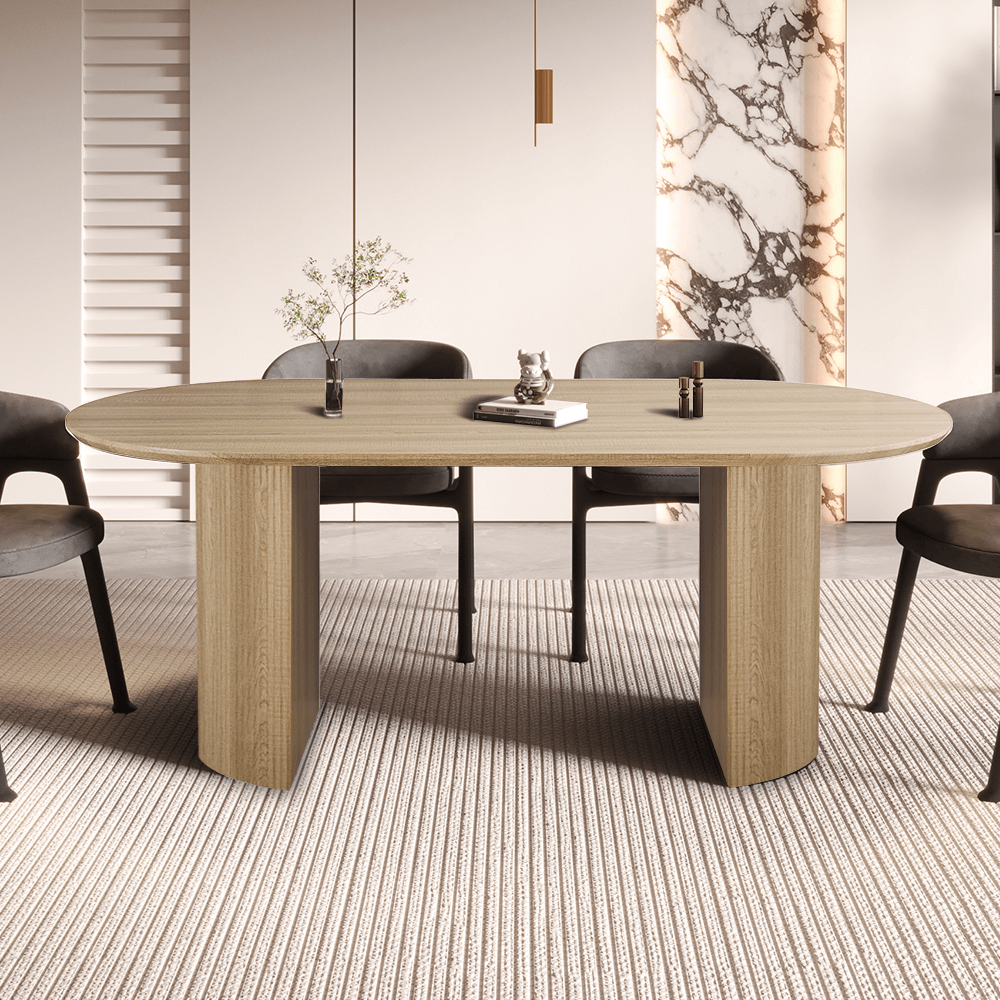 Eettafel PORTO 200x100 Decor Eik Naturel Eettafel PORTO 200x100 Decor Eik Naturel