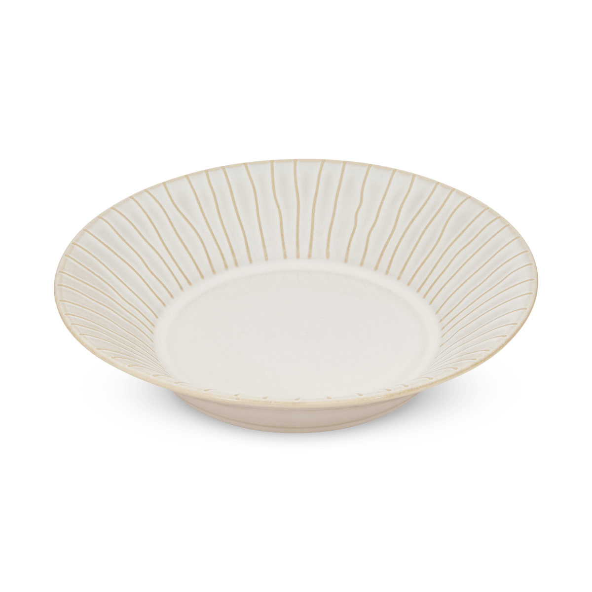 Diep Bord CAZIMA Ø20 Strepen Beige